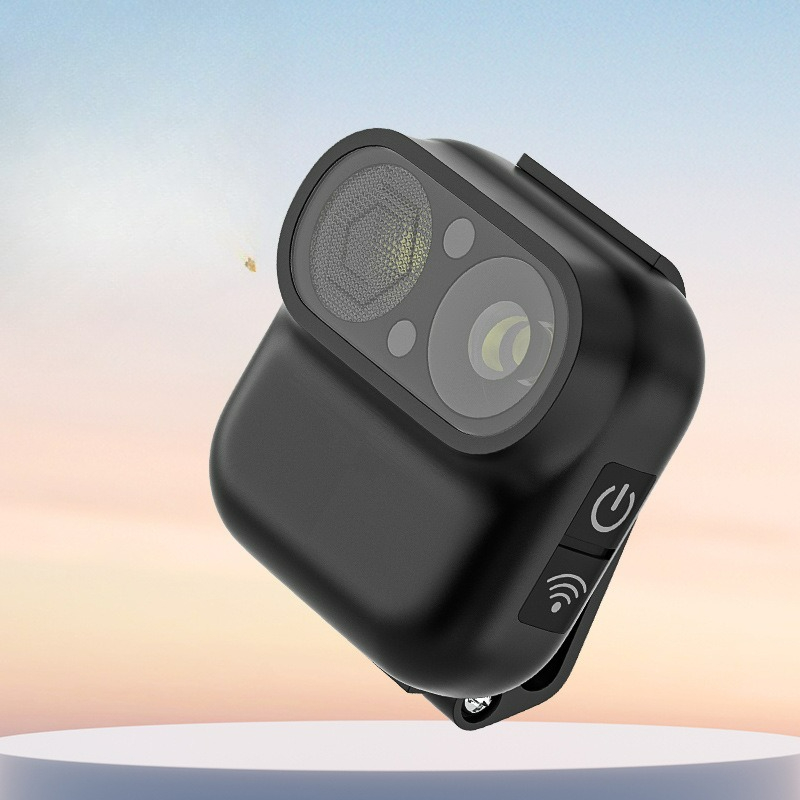 Fishing Camera - 高輝度ヘッドランプ、カメラ型、防水、充電式、長いバッテリー寿命、屋外用ヘッドマウントフィッシングセンサーライト