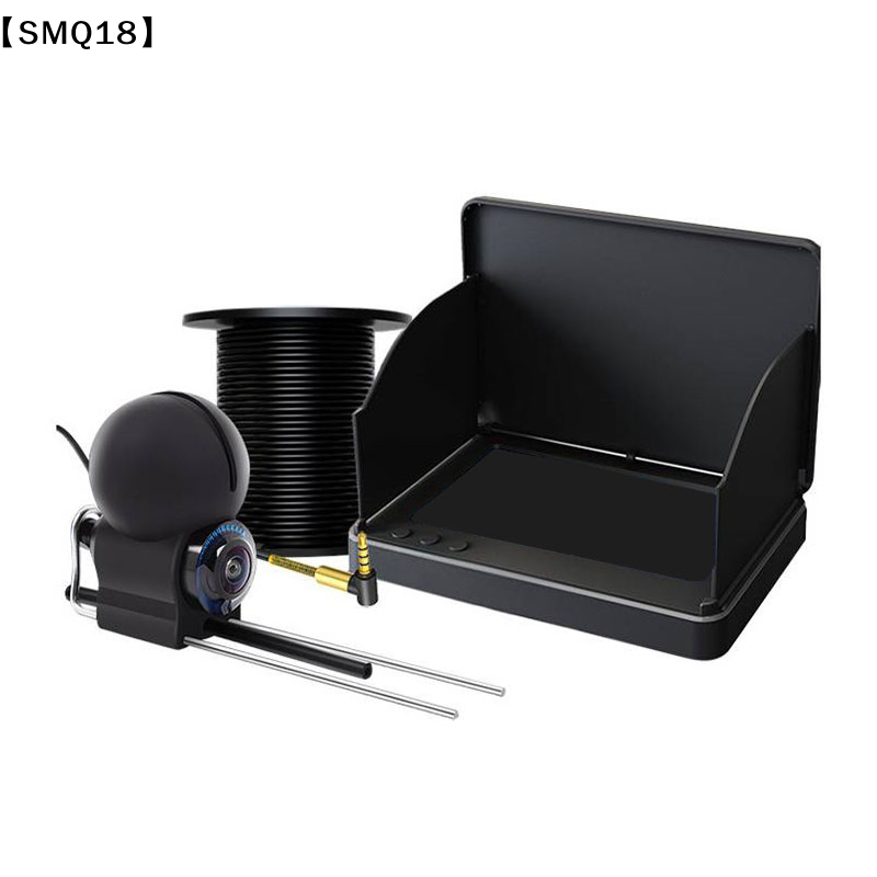 Fish Finder Portable - ポータブル魚探知機 水中ハンドヘルド 1080P 4.3インチLCD魚探知機 水中220 °