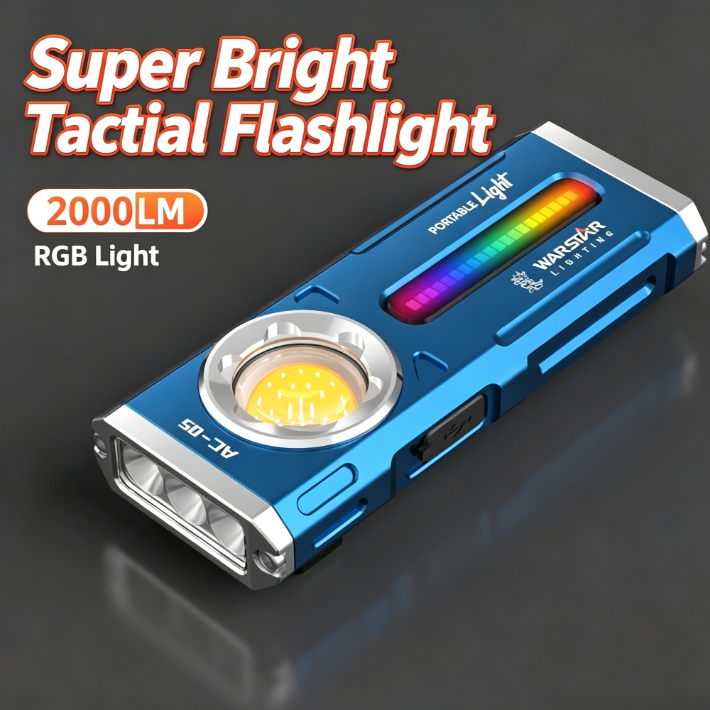 Fishing Light - AC05 ポータブル懐中電灯 高輝度 長距離 防水トーチ アウトドア