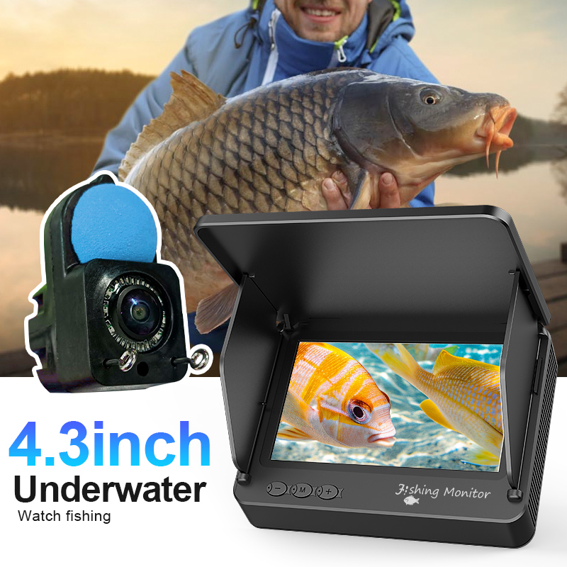 Fishing Camera - 水中釣りカメラ 1080P HD 魚群探知機 赤外線ライト付き ポータブル
