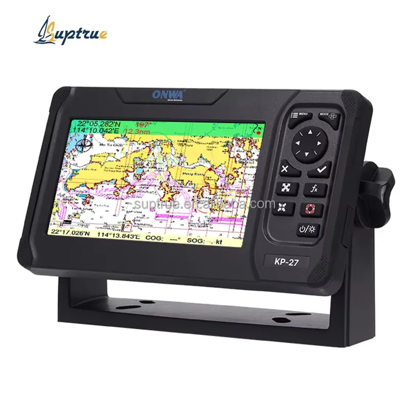 Fish Finder Gps - ONWA KP-27 7インチマリンGPSチャートプロッターNMEA2000ボートナビゲーションシステム魚群探知機（ヨット、釣り、帆船用電子機器）
