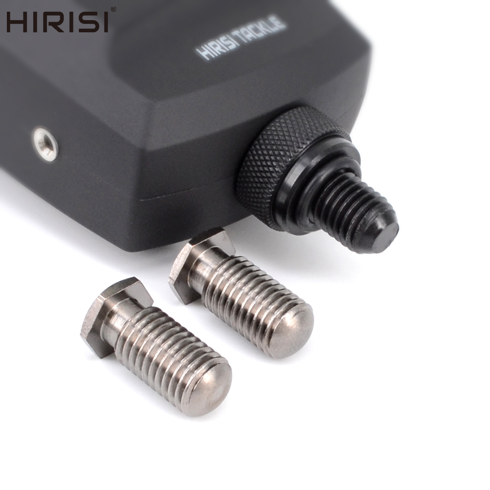 Bite Alarm - Hirisi-b1228フィッシングバイトアラームに適した真ちゅう製ボルトねじ、鯉釣りアクセサリー、2個