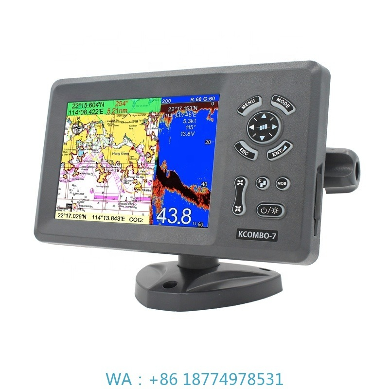 Fish Finder - ボートマリン用ディーパーフィッシュ Kcombo-7 7インチ