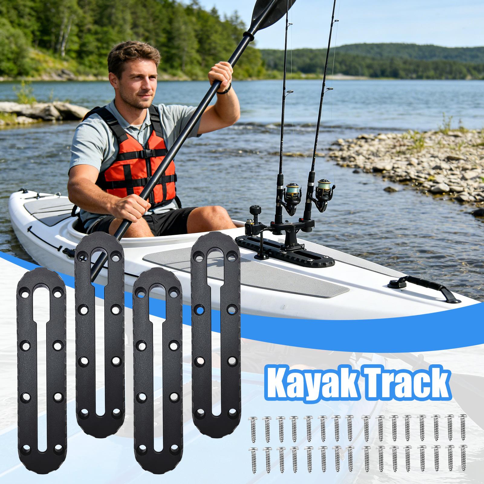 カヤックトラックマウントネジ付き 4 個ユニバーサル多機能釣 - Fish Finder Mount のレビューと価格