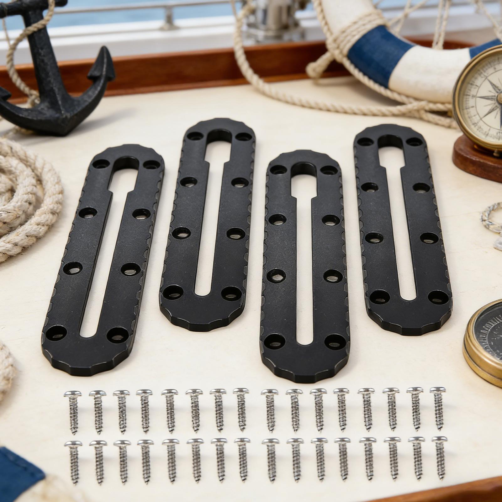 カヤックトラックマウントネジ付き 4 個ユニバーサル多機能釣 - Fish Finder Mount のレビューと価格