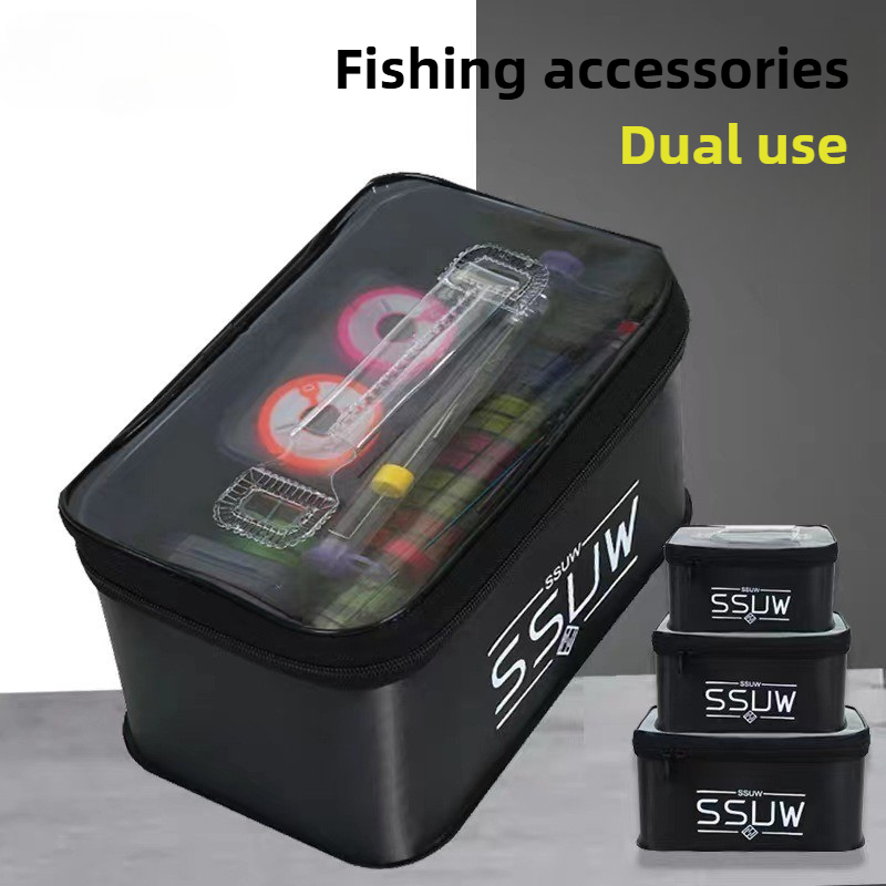 ポータブルEVA釣りツールボックス、釣りアクセサリーオーガナ - Fish Finder Case のレビューと価格