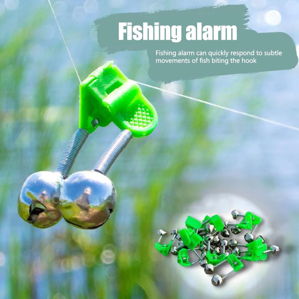 10 個釣りバイトアラームロッドチップツインベルクリップオン - Bite Alarm のレビューと価格