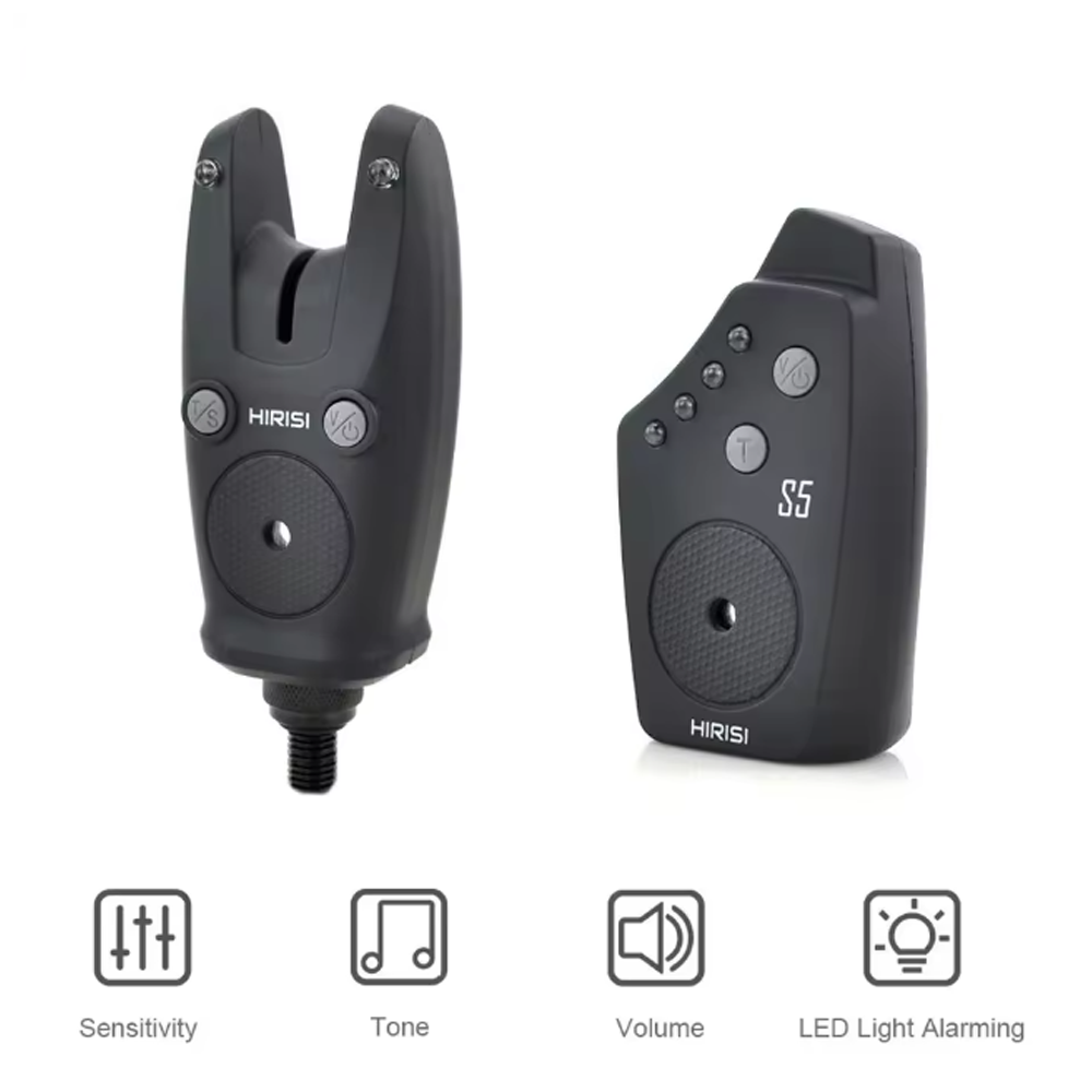 Hirisi S5 鯉釣り用バイトアラーム 釣り用バイトイン - Bite Alarm のレビューと価格