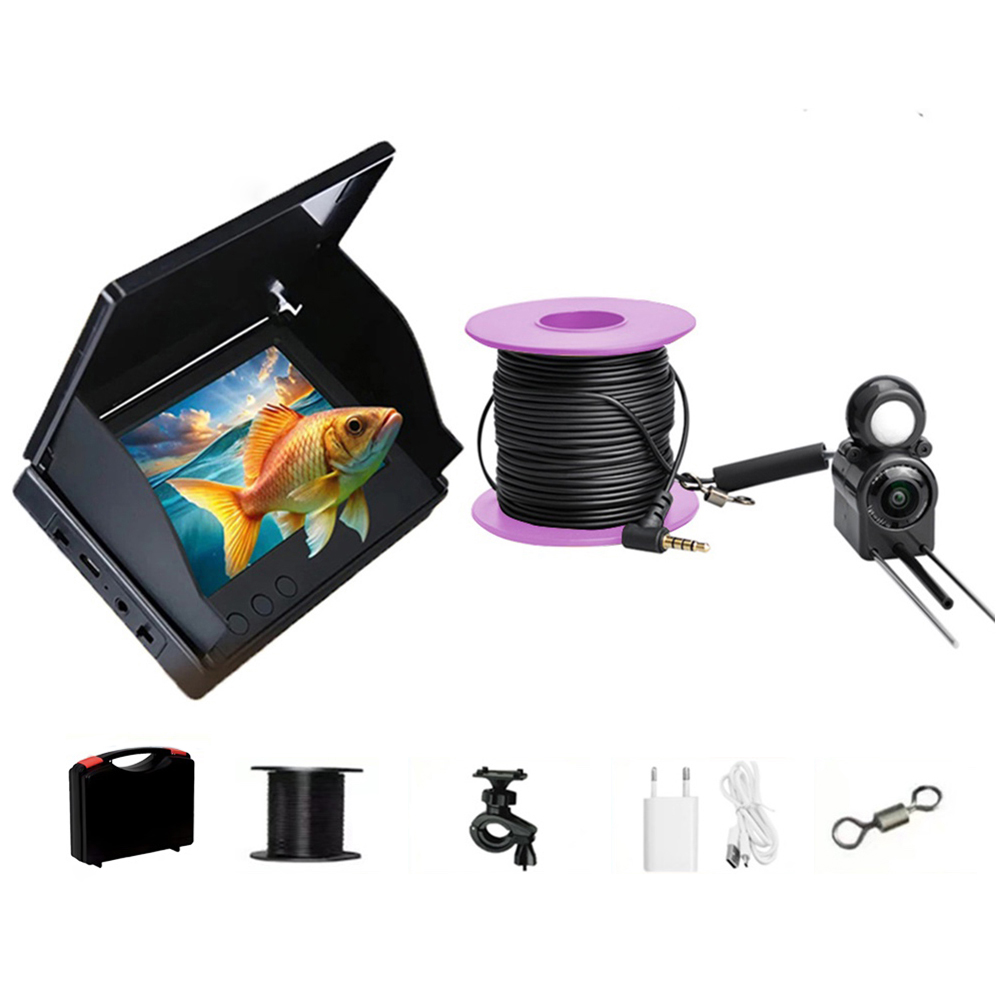 水中釣りカメラ 4.3インチ IPSモニター ポータブルビデ - Fish Finder Portable のレビューと価格