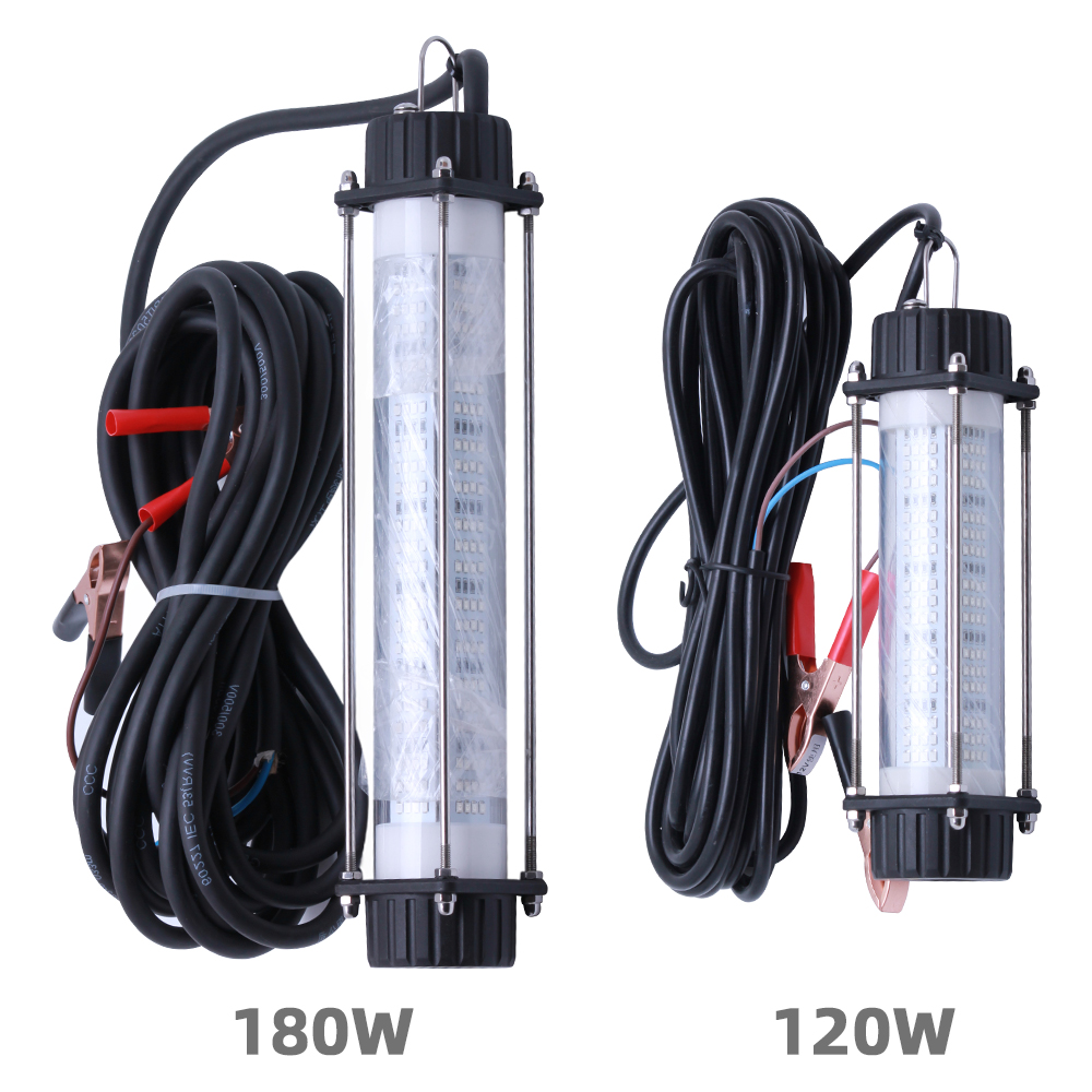 1 PC ハイパワー魚水中集魚灯 120 ワット 180 ワ - Fish Finder Cable のレビューと価格