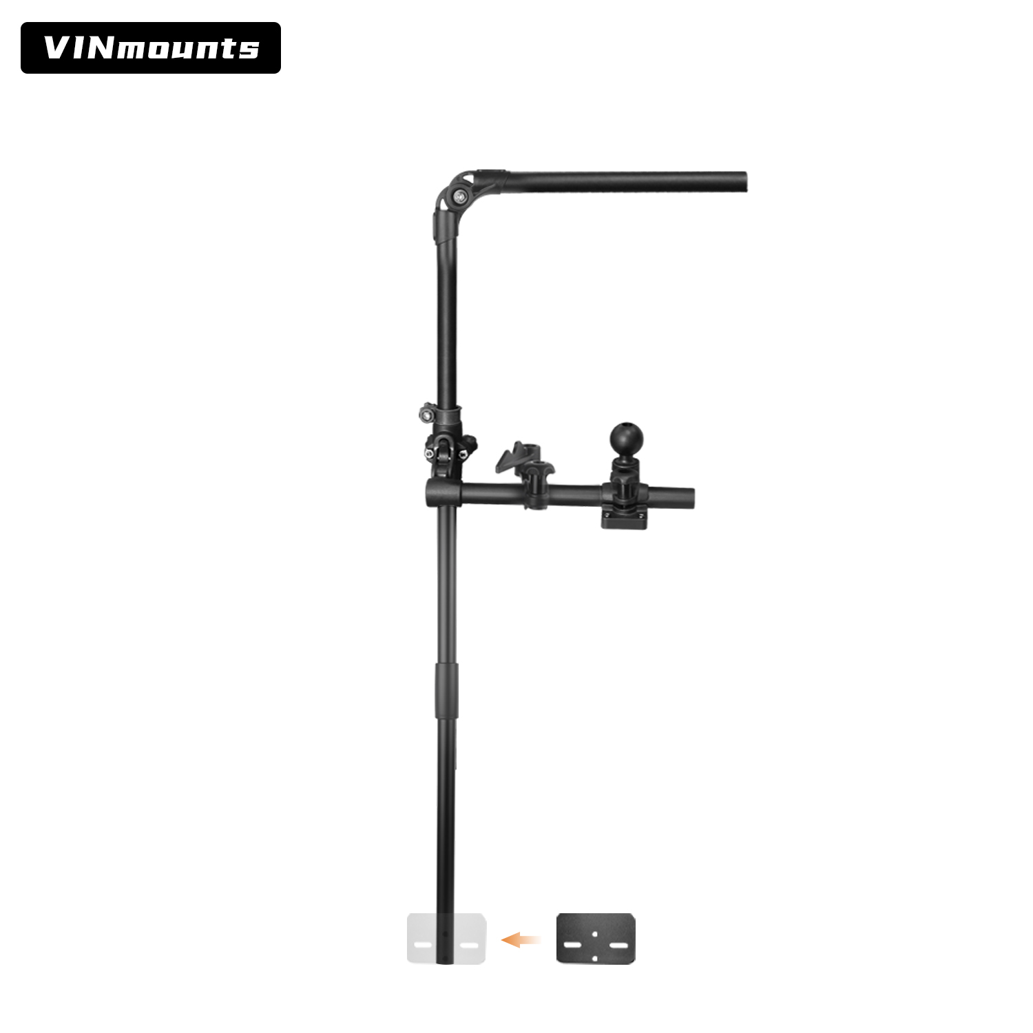 VINmountsLivescope魚群探知機ロッドマウント - Fish Finder Mount のレビューと価格