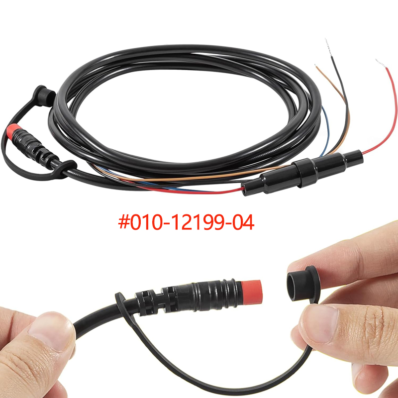 マリン4ピン電源ケーブル接続アダプター # 010-1219 - Fish Finder Cable のレビューと価格