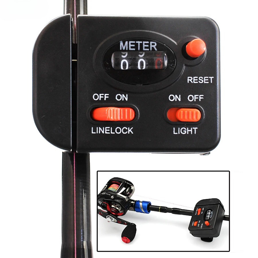 デジタル釣り糸カウンターディスプレイ 0-99.9M クリッ - Fish Finder Transducer のレビューと価格
