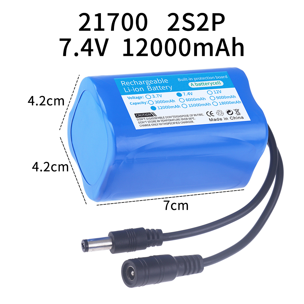 7.4Vバッテリー 3000mah/6000mah/9000 - Fish Finder Charger のレビューと価格