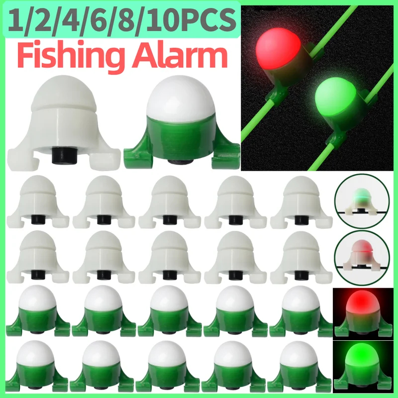 2-8個入り LEDナイトフィッシングアラームライト 釣り竿 - Bite Alarm のレビューと価格