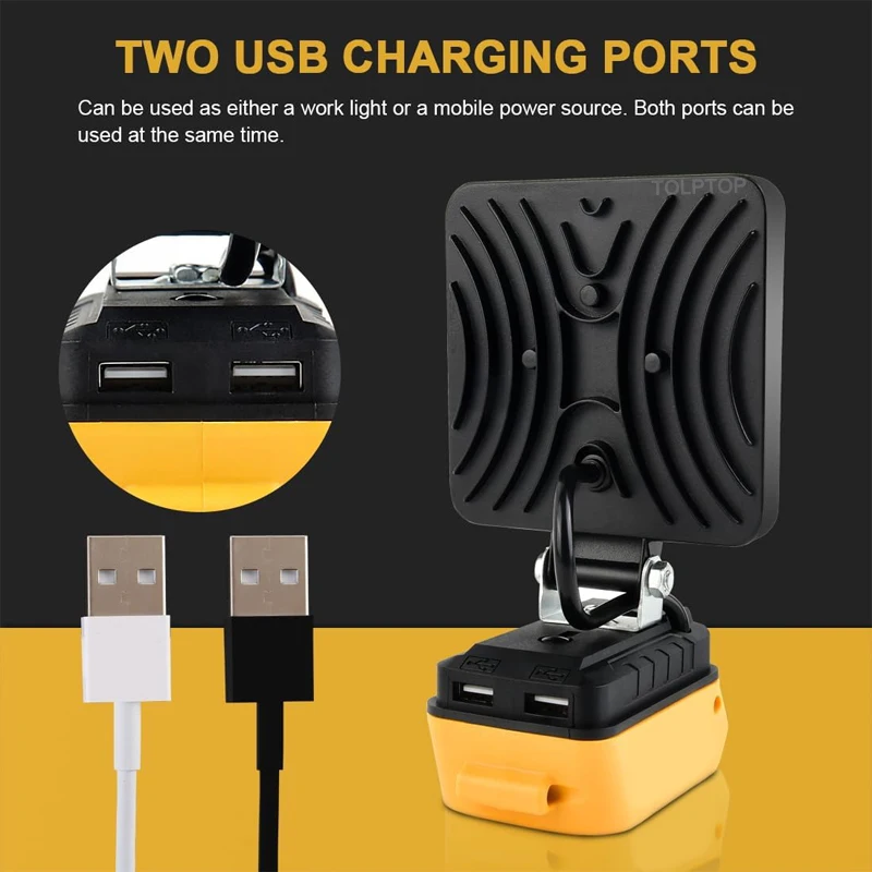 デウォルト用ハンドヘルドLEDスポットライト、4インチ、コー - Fish Finder Battery のレビューと価格