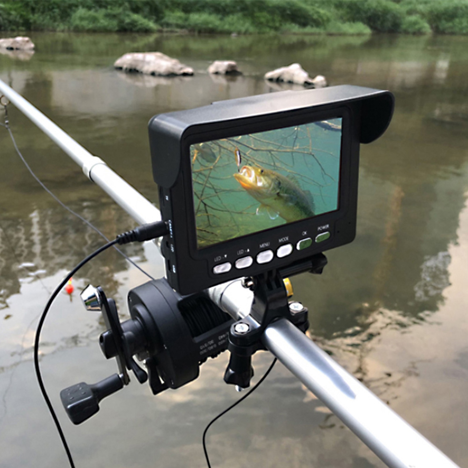 ポータブル水中魚群探知機カメラキット,HD,カラースクリーン - Fish Finder Portable のレビューと価格