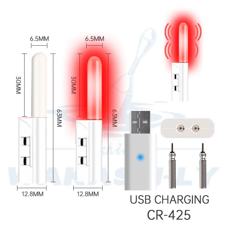 2 個 LED ナイトライト電子釣り竿ライト CR425 充 - Bite Alarm のレビューと価格