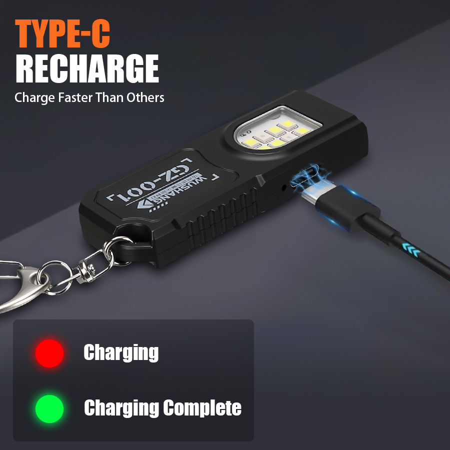 多機能キーホルダー懐中電灯 USB 充電式ミニ懐中電灯 CO - Fishing Light のレビューと価格