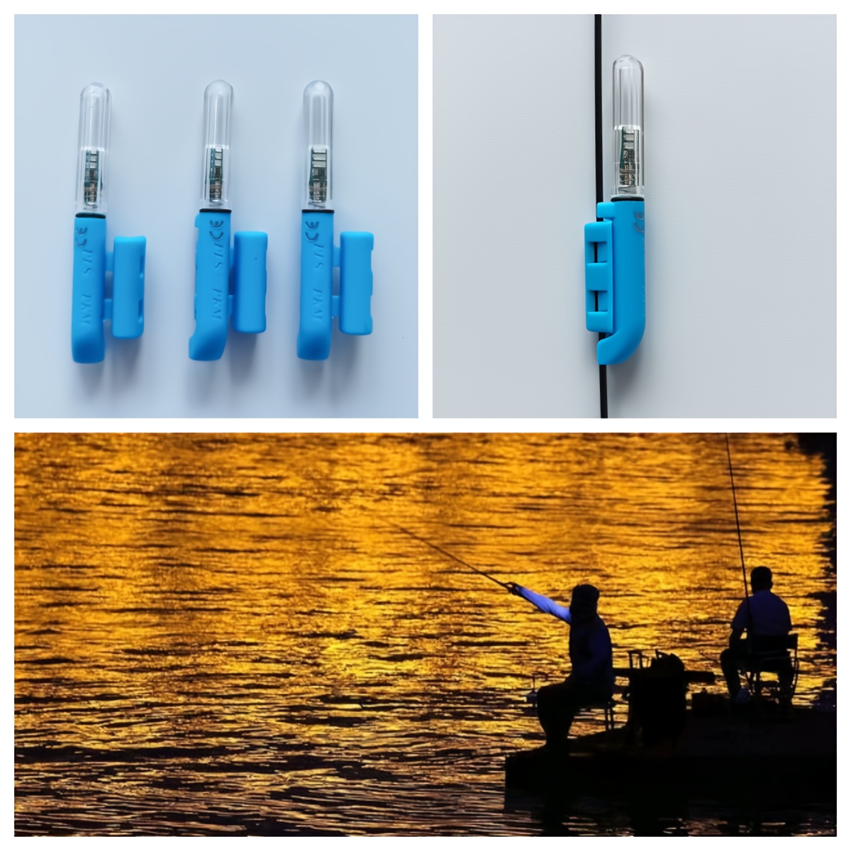 2個入り 新型夜釣り竿先端ライト、電子ラフトロッド、キャステ - Fish Alarm のレビューと価格